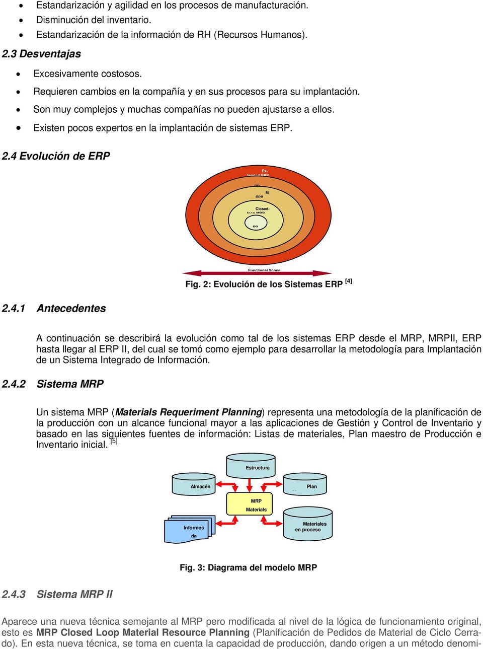 4 Evolución de ERP Aparece una nueva técnica semejante al MRP pero modificada al nivel de la lógica de funcionamiento original, esto es MRP Closed Loop Material Resource Planning (Planificación de