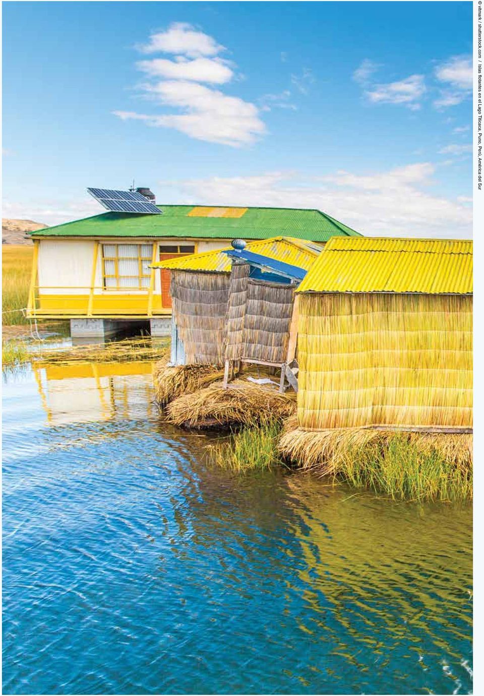 en el Lago Titicaca,