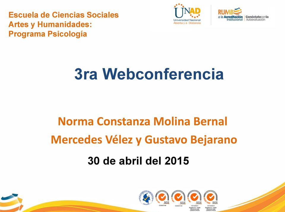 Webconferencia Norma Constanza Molina