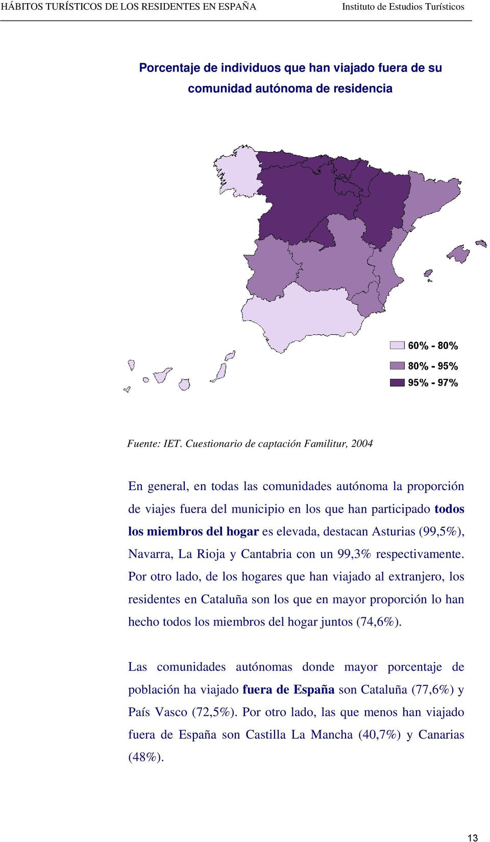 destacan Asturias (99,5%), Navarra, La Rioja y Cantabria con un 99,3% respectivamente.