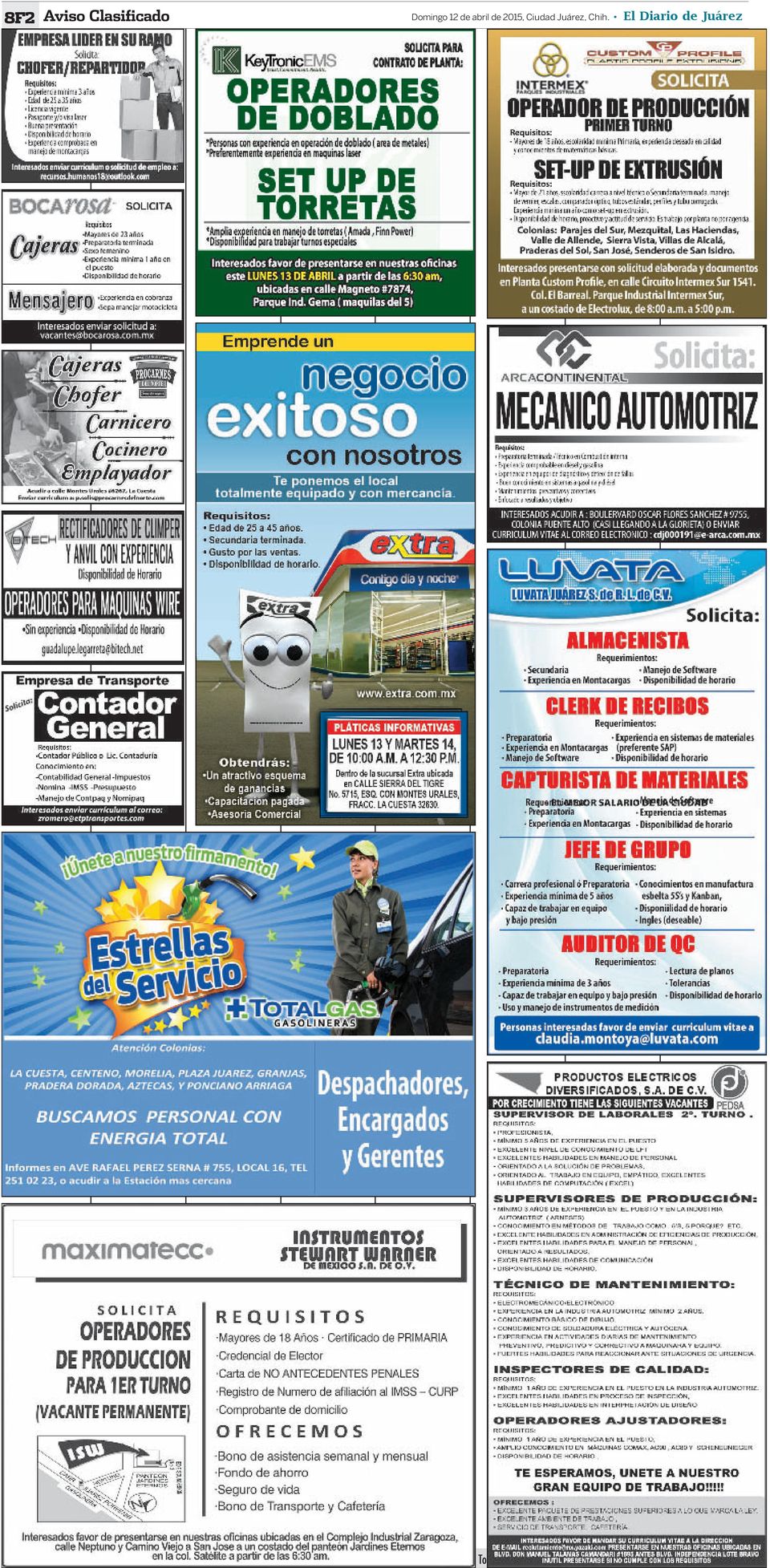 El Diario de Juárez, Sucursal: