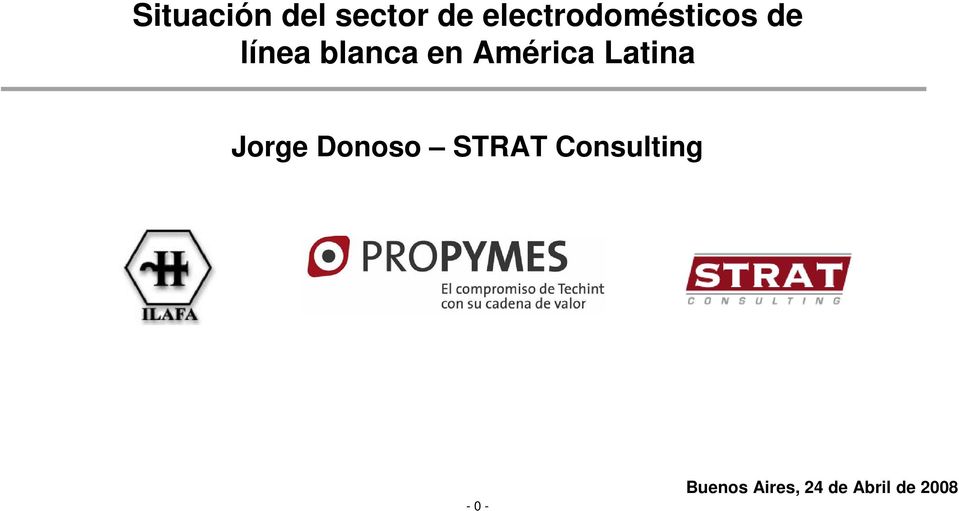América Latina Jorge Donoso STRAT