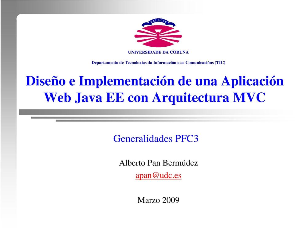 Implementación de una Aplicación Web Java EE con