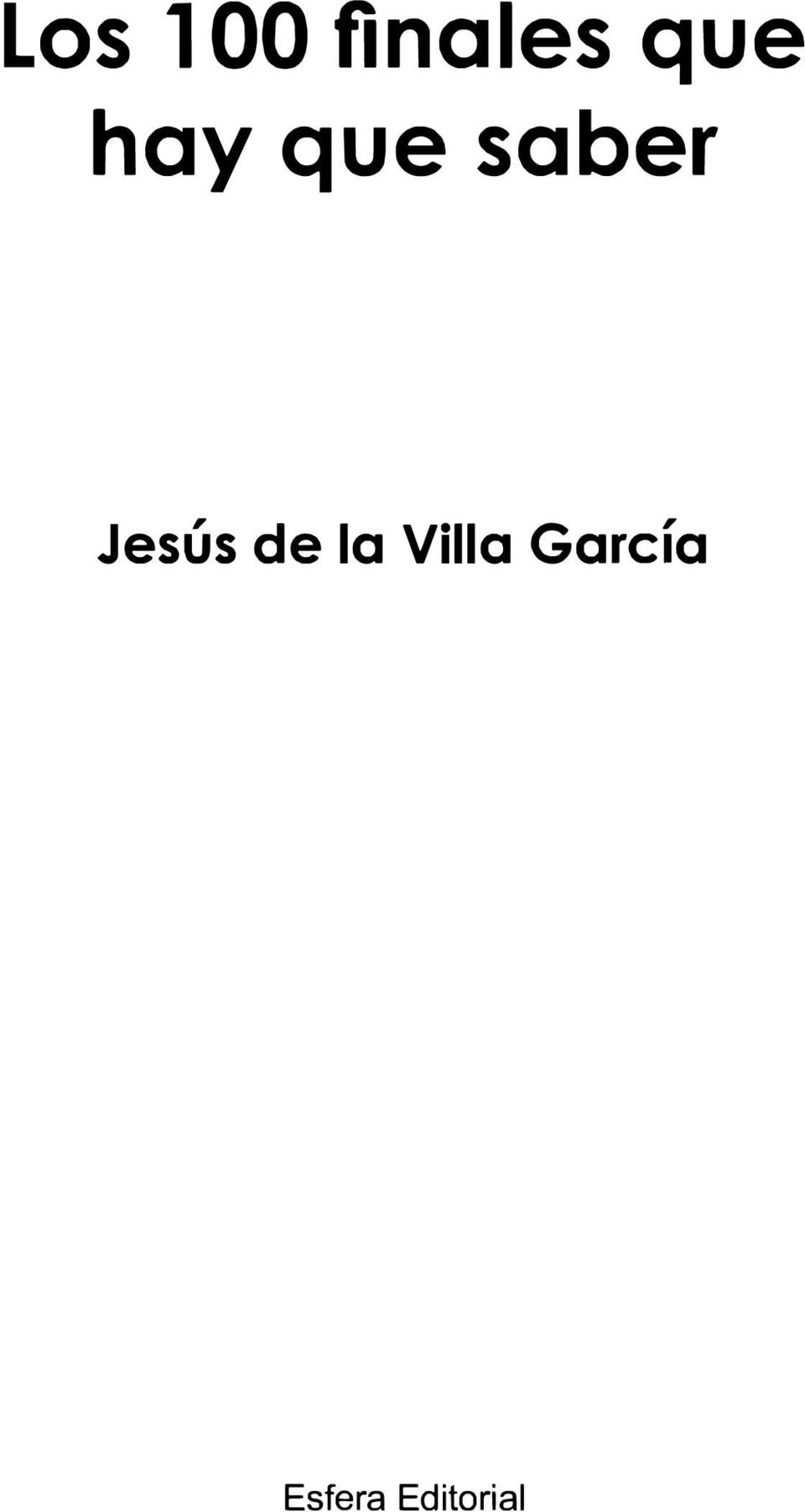Jesús de la Villa