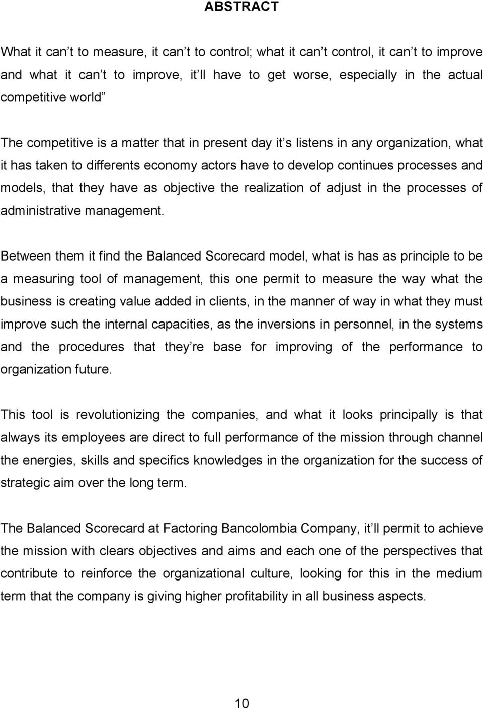 objective the realization of adjust in the processes of administrative management.