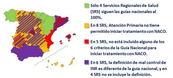 prescripción de NACO. Estas CC.AA. son: Asturias, Canarias, Cantabria, Castilla La Mancha, Castilla y León, Extremadura, Murcia y La Rioja. 2.