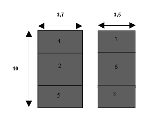 5 columna variable. Con estos datos, se tiene perfectamente definido el planteamiento. Para este caso, la representación grafica de esta solución particular se puede ver en la figura 5. 2.