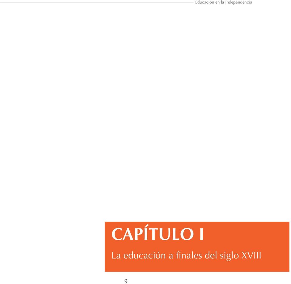 CAPÍTULO I La
