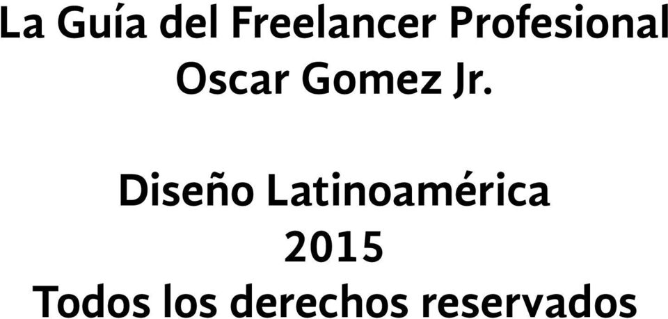 Profesional Oscar Gomez Jr.