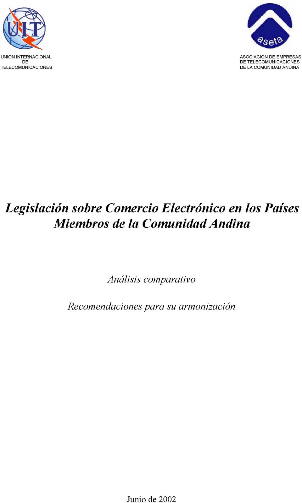 Comercio Electrónico en los Países Miembros de la Comunidad Andina