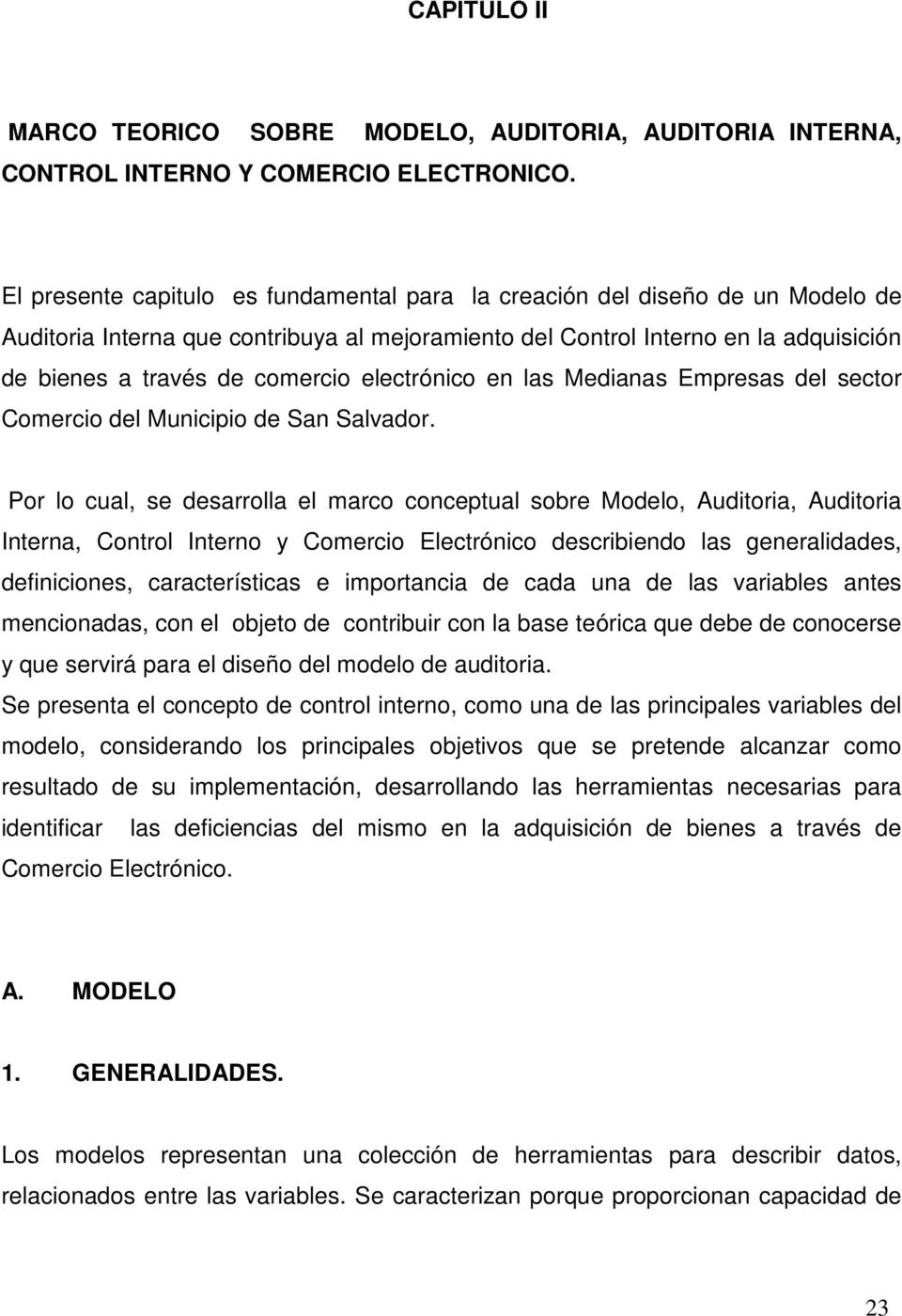 electrónico en las Medianas Empresas del sector Comercio del Municipio de San Salvador.