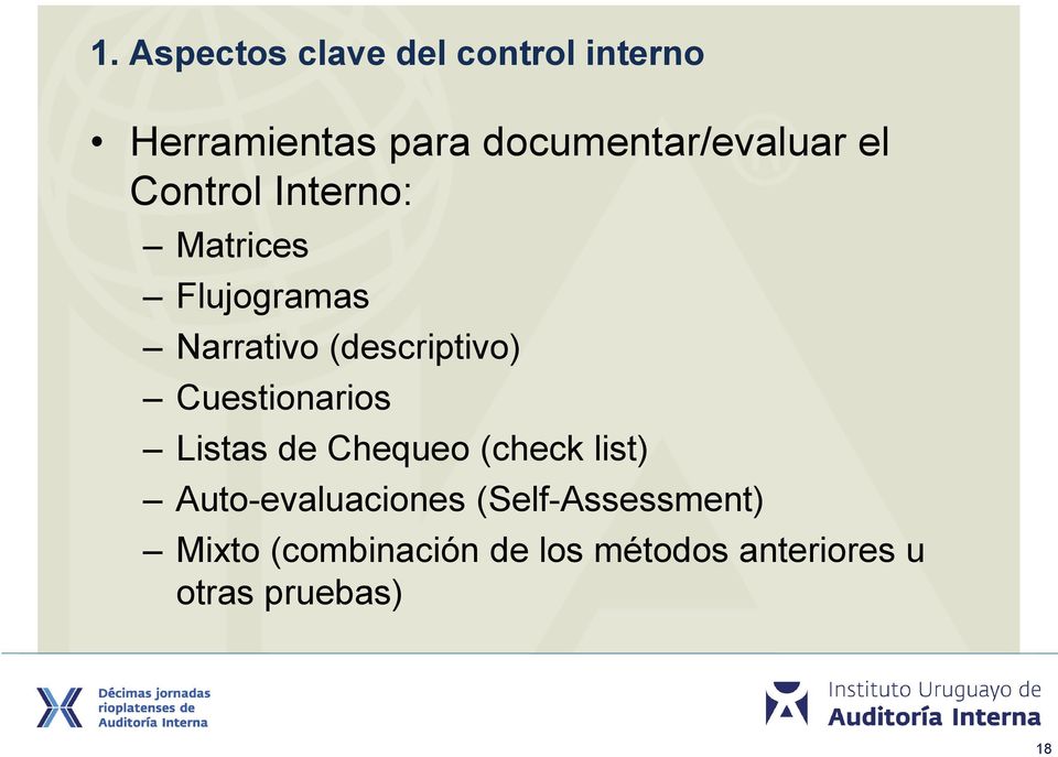 (descriptivo) Cuestionarios Listas de Chequeo (check list)