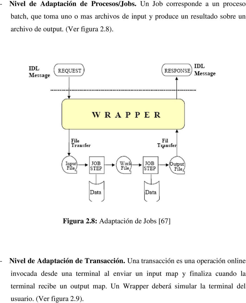 de output. (Ver figura 2.8). Figura 2.8: Adaptación de Jobs [67] - Nivel de Adaptación de Transacción.