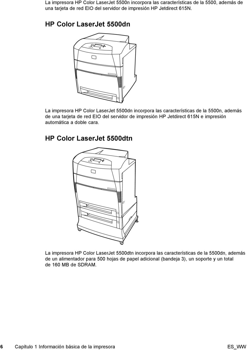 impresión HP Jetdirect 615N e impresión automática a doble cara.