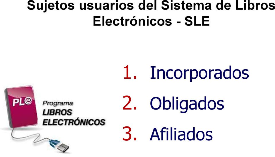 Electrónicos - SLE 1.