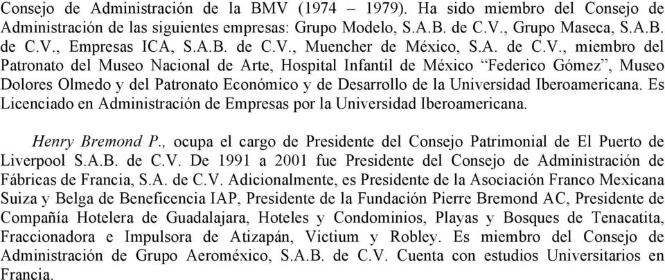 , Muencher de México, S.A. de C.V.