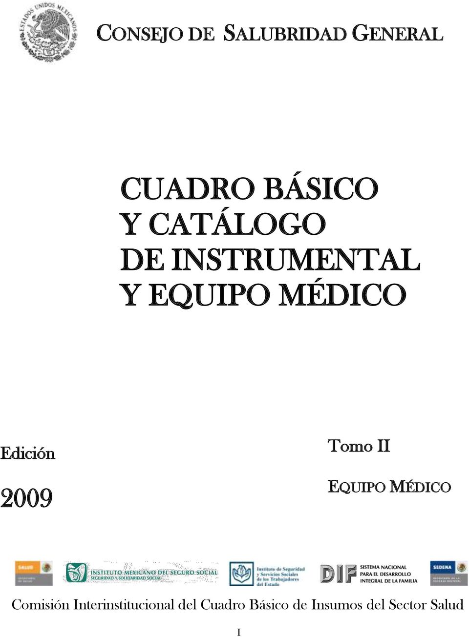 2009 Tomo II EQUIPO MÉDICO Comisión