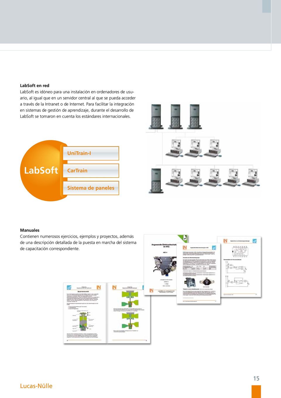 Para facilitar la integración en sistemas de gestión de aprendizaje, durante el desarrollo de LabSoft se tomaron en cuenta los estándares