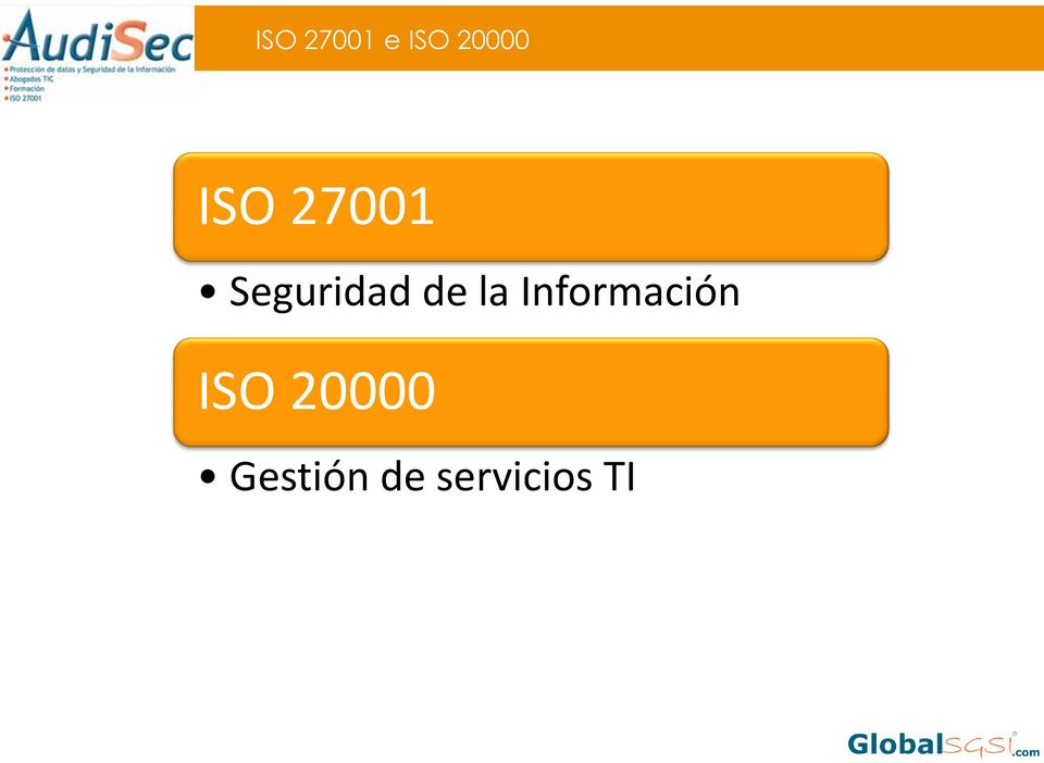 la Información ISO