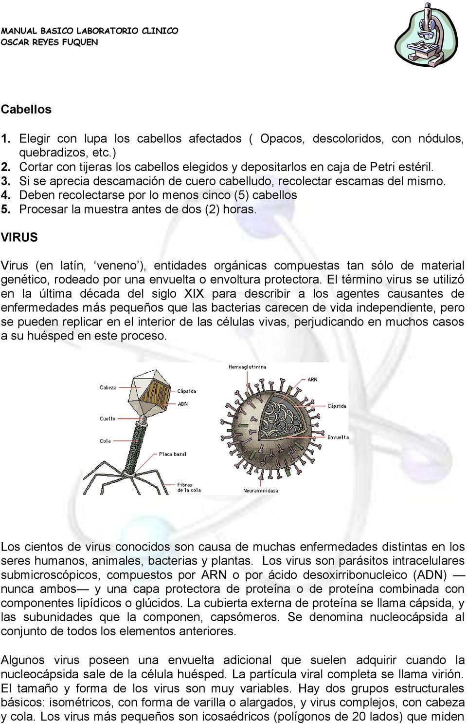 VIRUS Virus (en latín, veneno ), entidades orgánicas compuestas tan sólo de material genético, rodeado por una envuelta o envoltura protectora.
