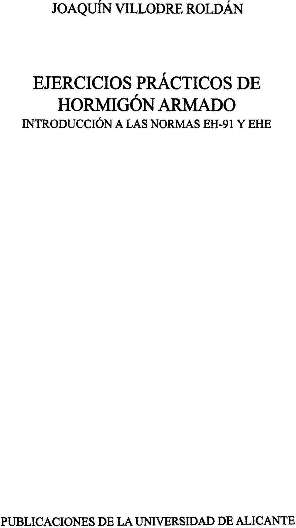 INTRODUCCIÓN A LAS NORMAS EH-91 Y