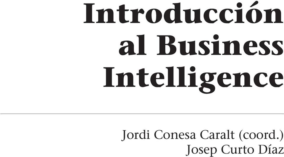 Intelligence Jordi