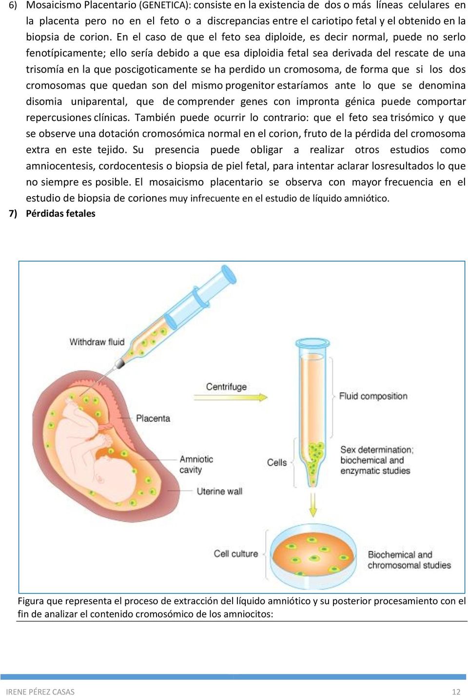 En el caso de que el feto sea diploide, es decir normal, puede no serlo fenotípicamente; ello sería debido a que esa diploidia fetal sea derivada del rescate de una trisomía en la que