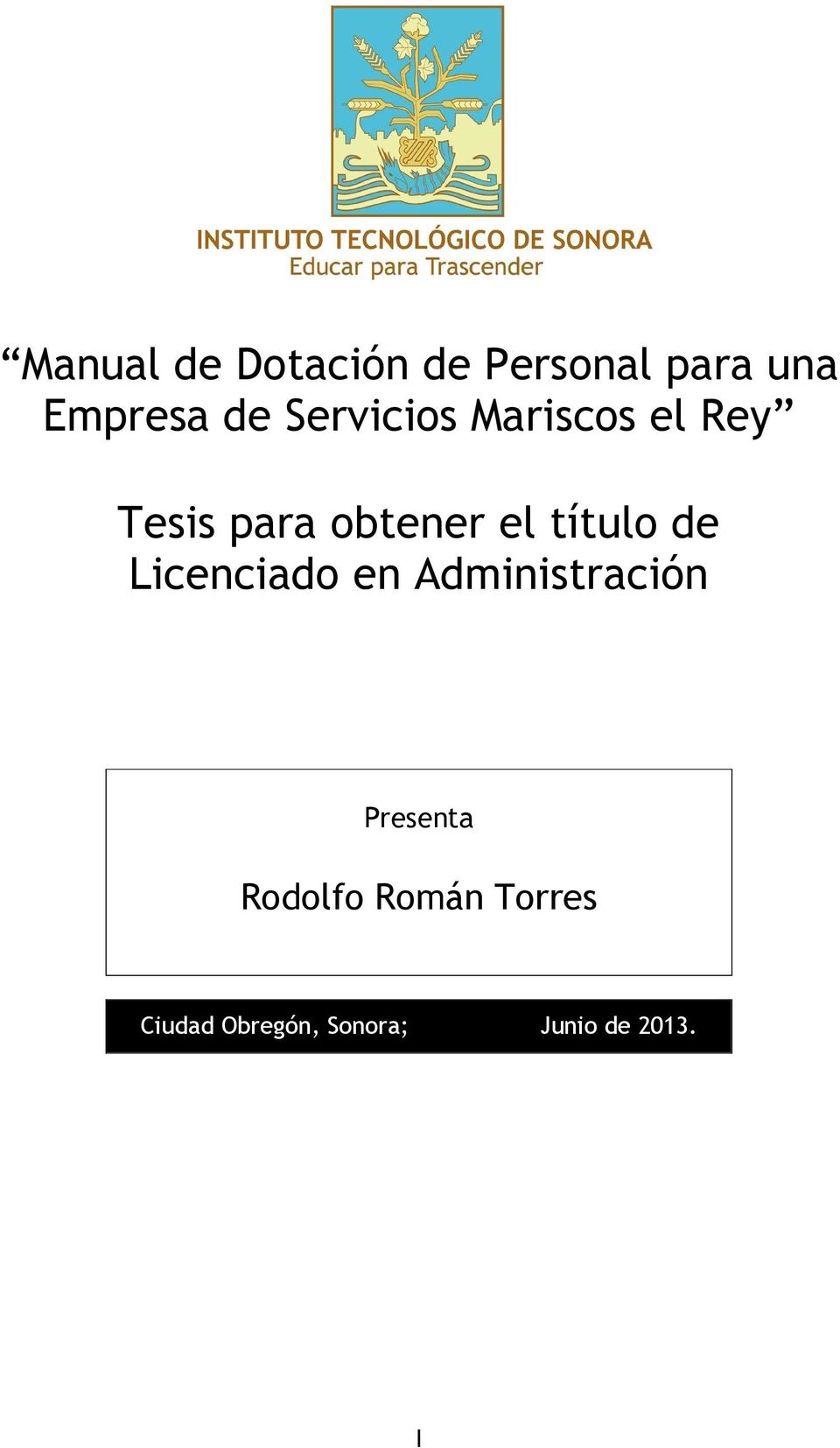 título de Licenciado en Administración Presenta