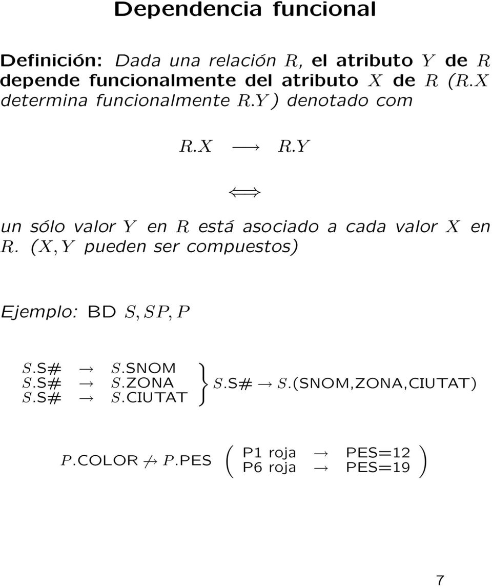 Y un sólo valor Y en R está asociado a cada valor X en R.