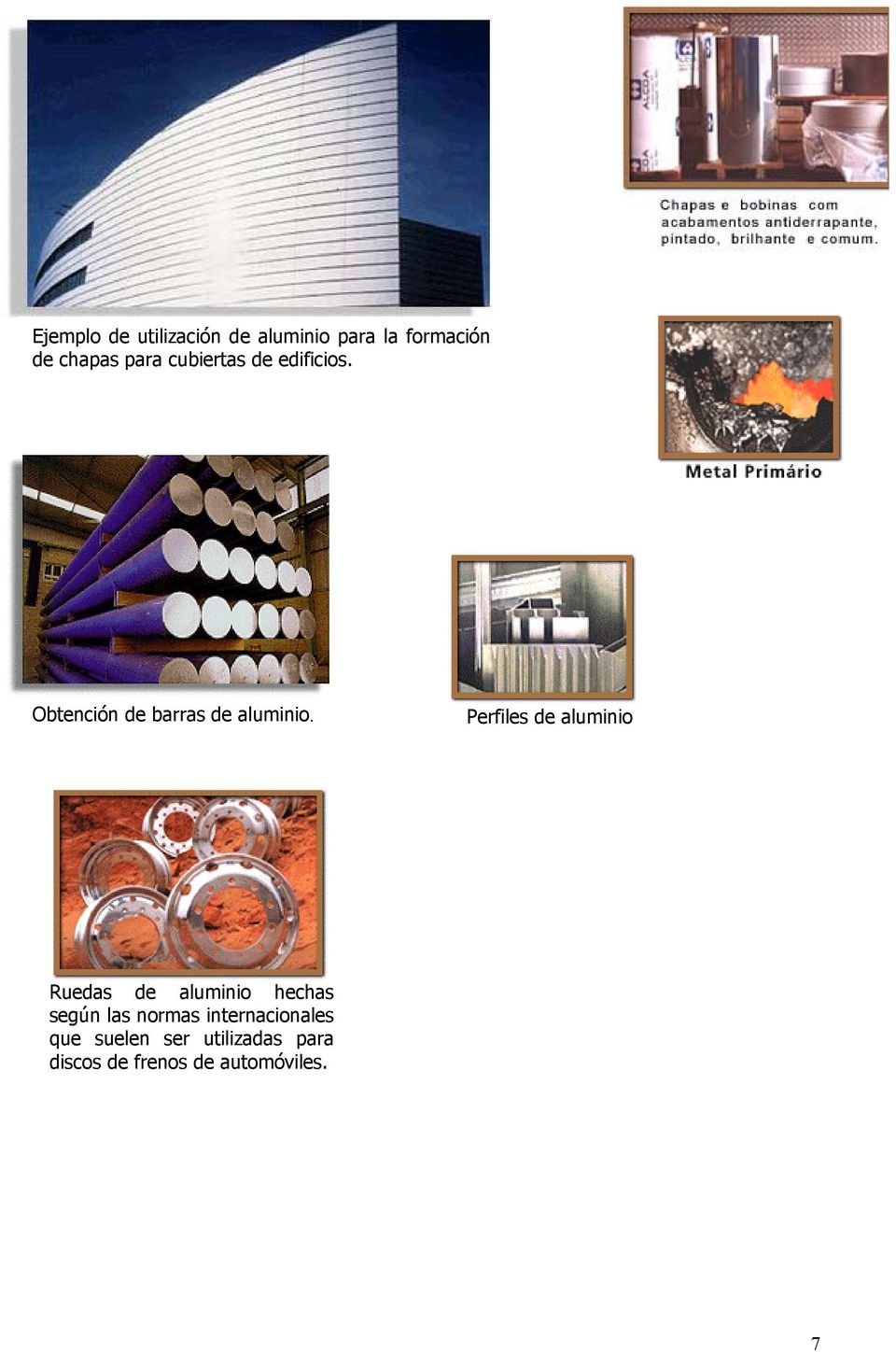 Perfiles de aluminio Ruedas de aluminio hechas según las normas