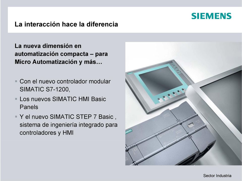 modular SIMATIC S7-1200, Los nuevos SIMATIC HMI Basic Panels Y el nuevo