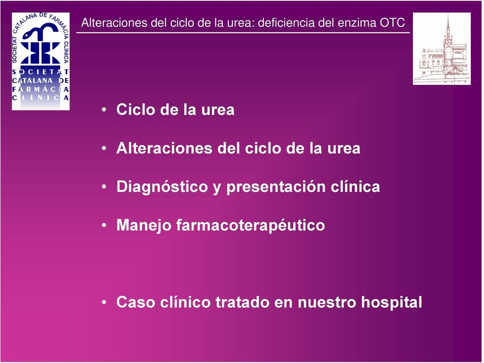 presentación clínica Manejo