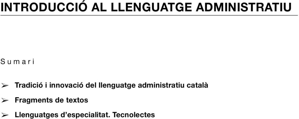 llenguatge administratiu català