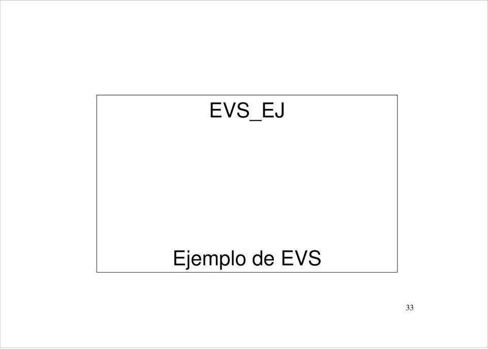 de EVS 33