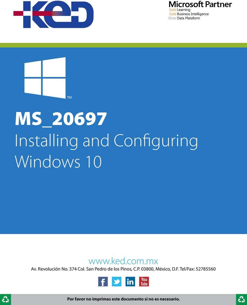 Configuring Windows 10 www.ked.com.