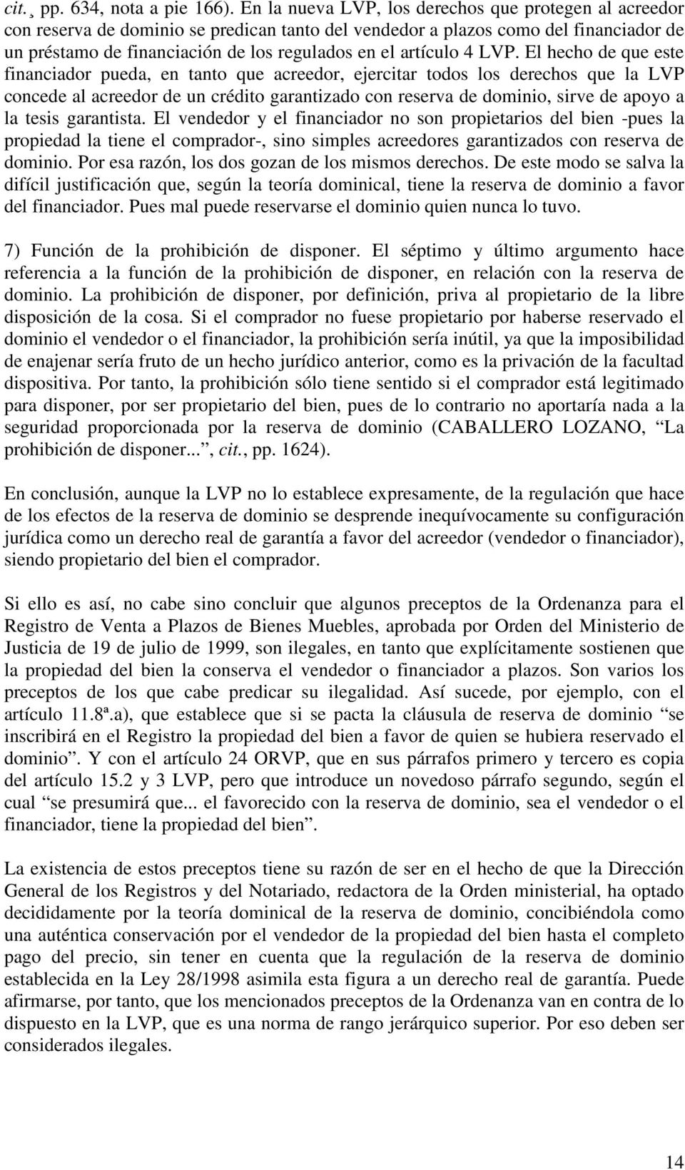 artículo 4 LVP.