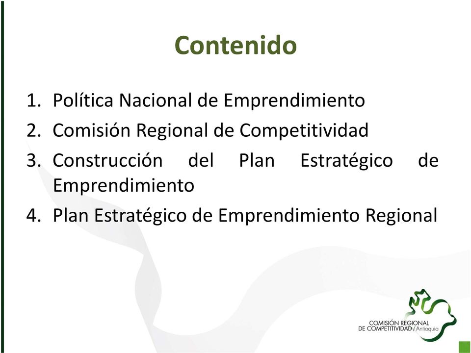 Comisión Regional de Competitividad 3.