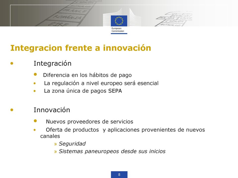 Innovación Nuevos proveedores de servicios Oferta de productos y aplicaciones