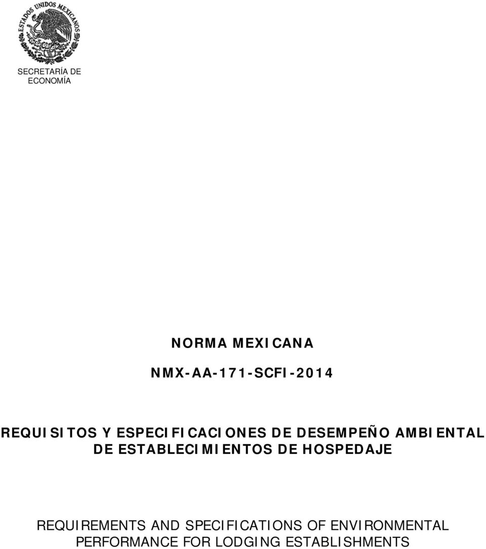 ESTABLECIMIENTOS DE HOSPEDAJE REQUIREMENTS AND