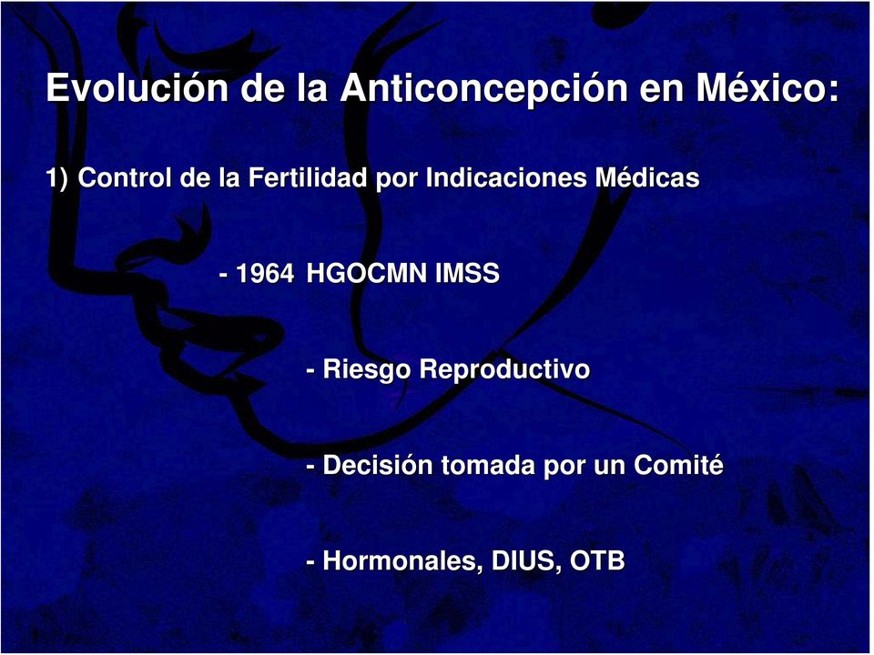 Médicas - 1964 HGOCMN IMSS - Riesgo