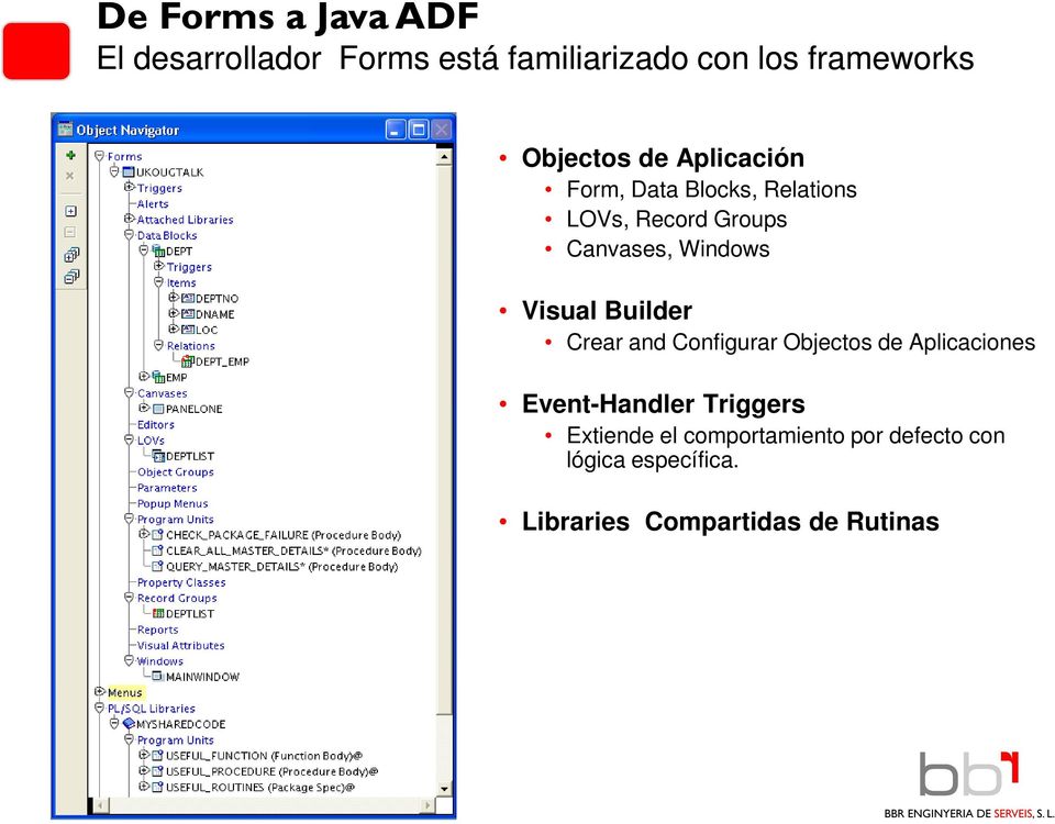 Windows Visual Builder Crear and Configurar Objectos de Aplicaciones Event-Handler