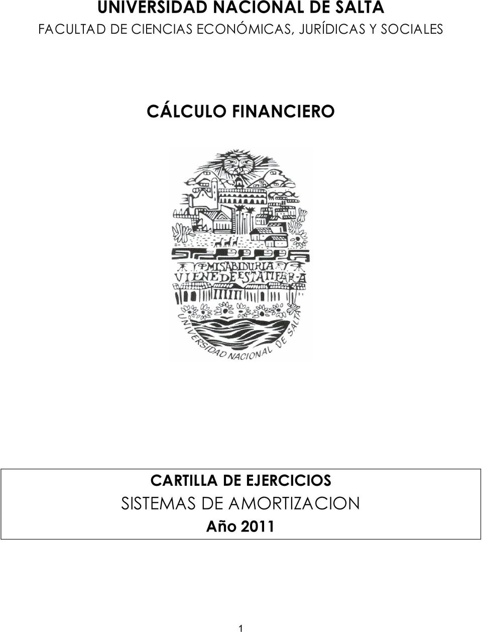 SOCIALES CÁLCULO FINANCIERO CARTILLA DE