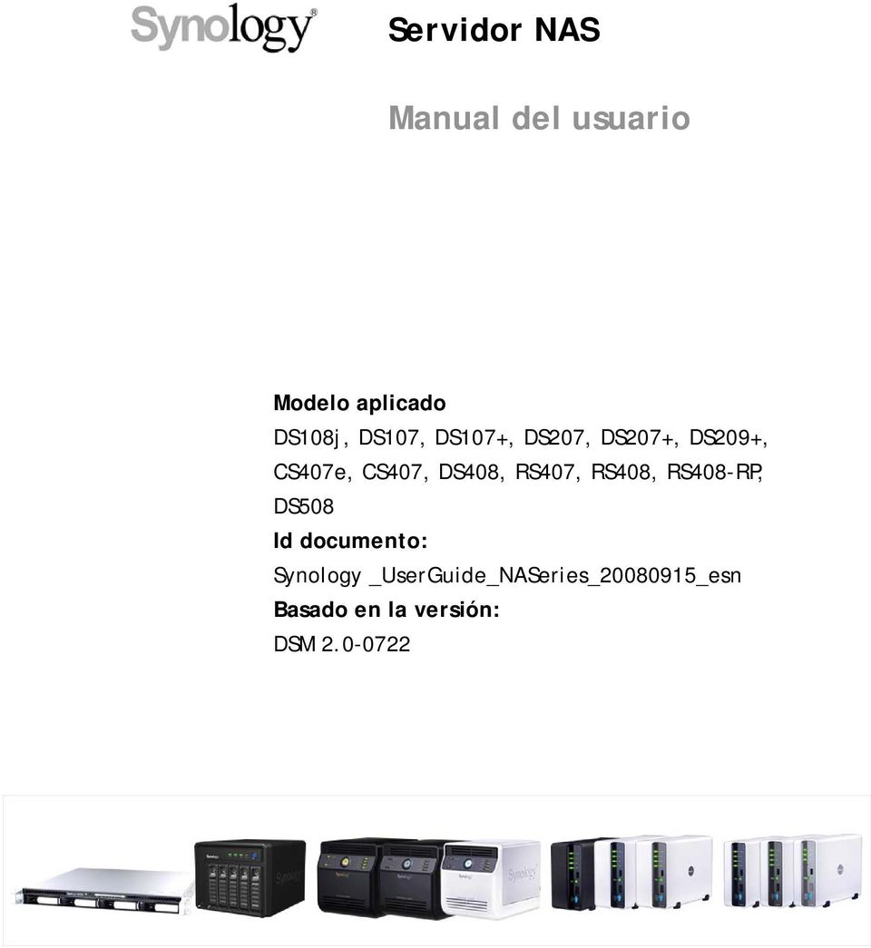 DS408, RS407, RS408, RS408-RP, DS508 Id documento: