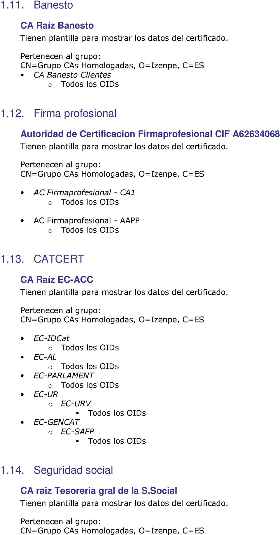 Firmaprofesional - CA1 AC Firmaprofesional - AAPP 1.13.