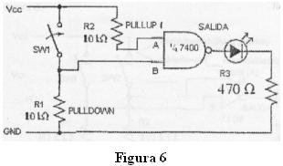 SOLUCIÓN: El diseño del circuito de la Figura 5 en la protoboard queda de esta forma: La tabla de verdad para este circuito es la siguiente: En qué caso práctico se podría utilizar el circuito de la