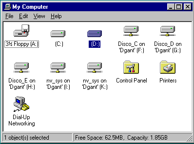 Ventana de Windows En Windows la comunicación con la computadora se realiza a través de un