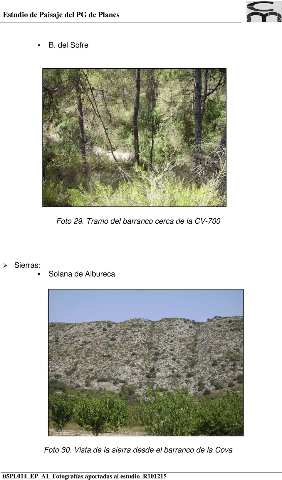 CV-700 Sierras: Solana de Albureca