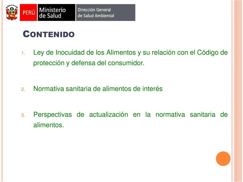 Código de protección y defensa del consumidor. 2.