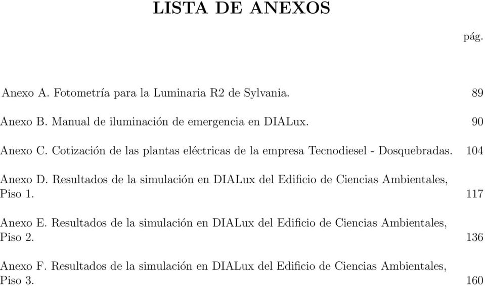 Cotización de las plantas eléctricas de la empresa Tecnodiesel - Dosquebradas. 04 Anexo D.