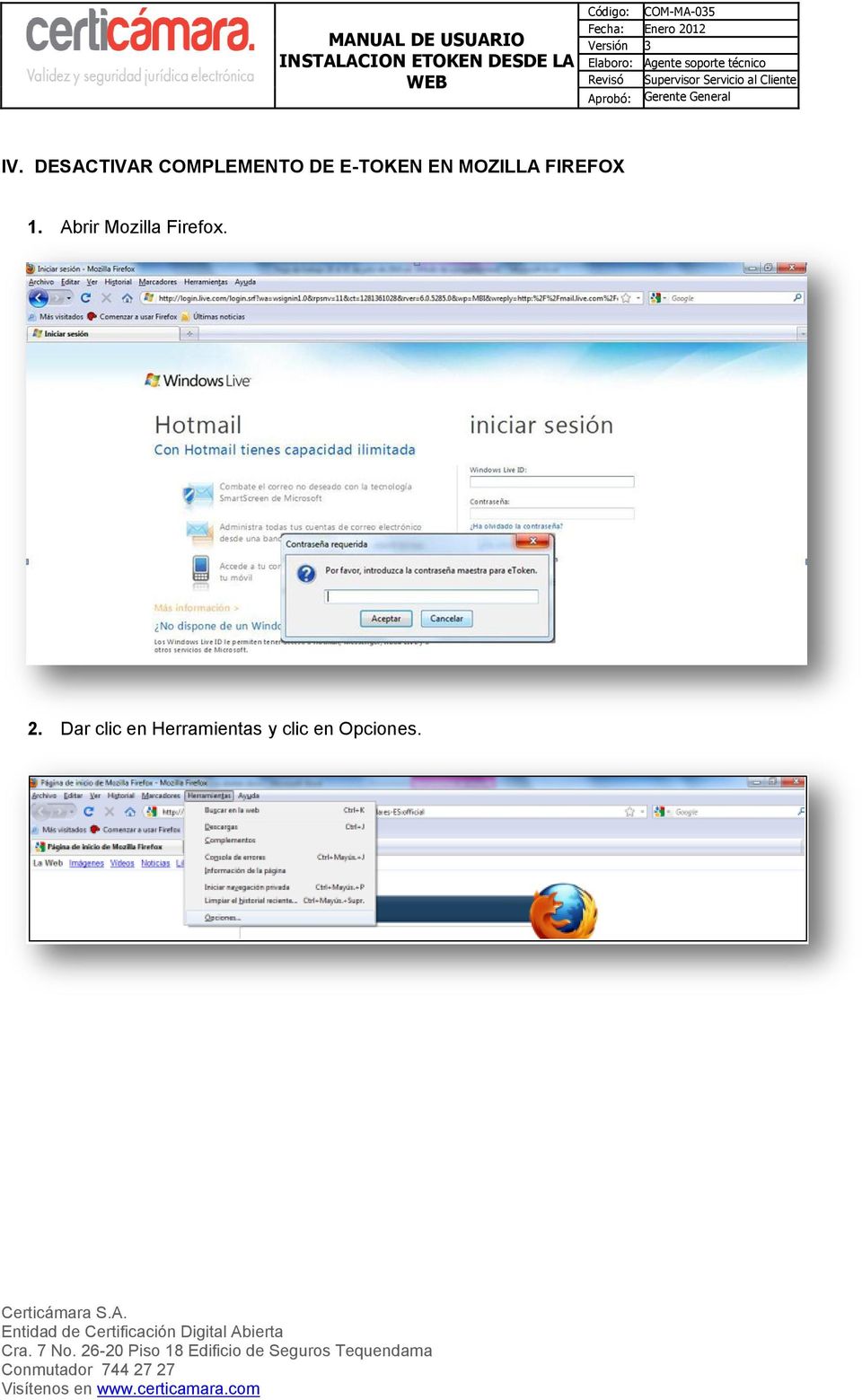 Abrir Mozilla Firefox. 2.
